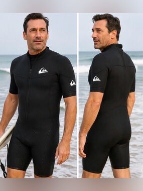 Quiksilver Syncro 2:2mm Short Sleeve surfing Wetsuit  🏄‍♂️